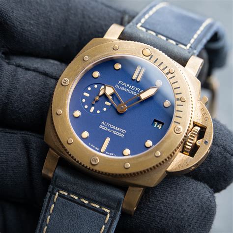 panerai bronzo watch|panerai submersible 42mm bronze.